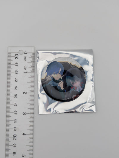 KAITO & Hatsune Miku Vocaloid STEAKA Can Badge