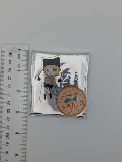 Kagamine Rin Hatsune Miku Don Quijote Akiba Culture Mini Acrylic Stand