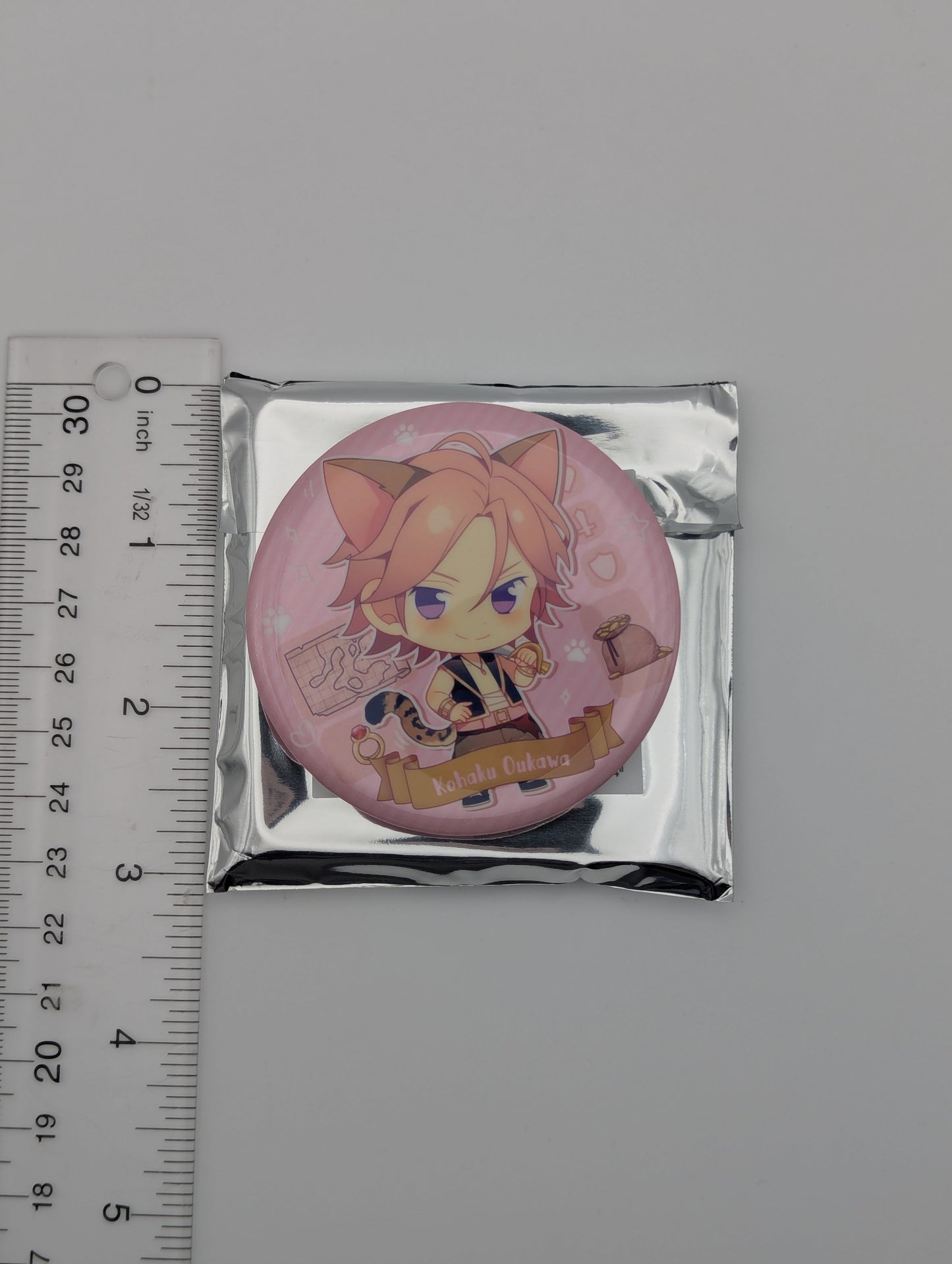 Kohaku Oukawa Ensemble Stars CN Kitty Can Badge