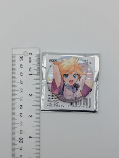 Kagamine Len Project Sekai COLORFUL LIVE 4th -Unison- Can Badge