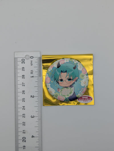 Amy Kirio Welcome to Demon School / Mairimashita Iruma-kun Bouquet Ver. Can Badge