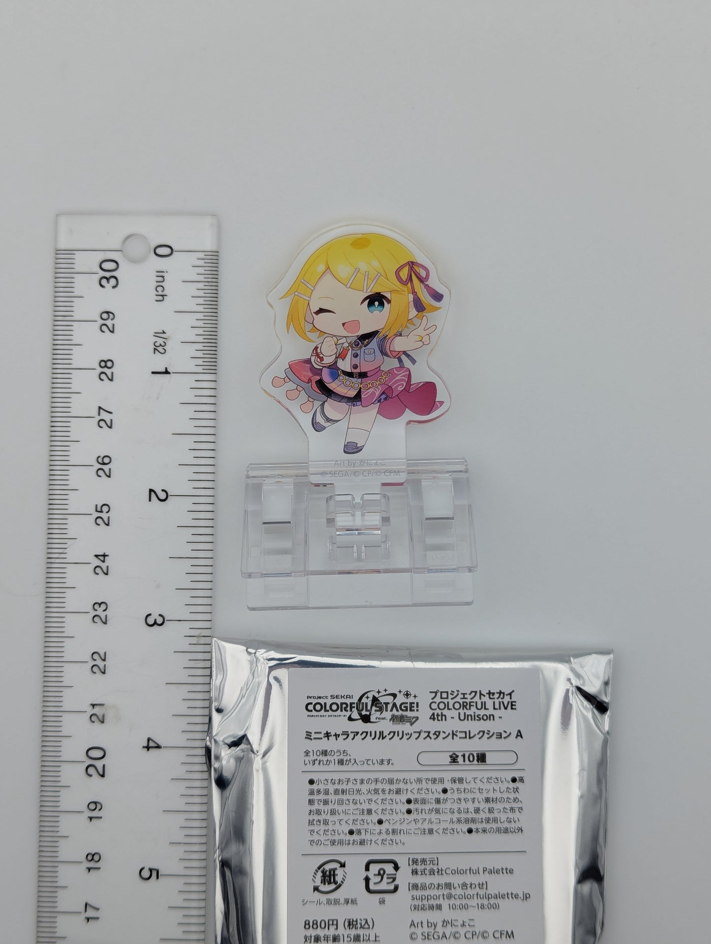 Kagamine Rin Project Sekai COLORFUL LIVE 4th -Unison- Acrylic Clip Holder