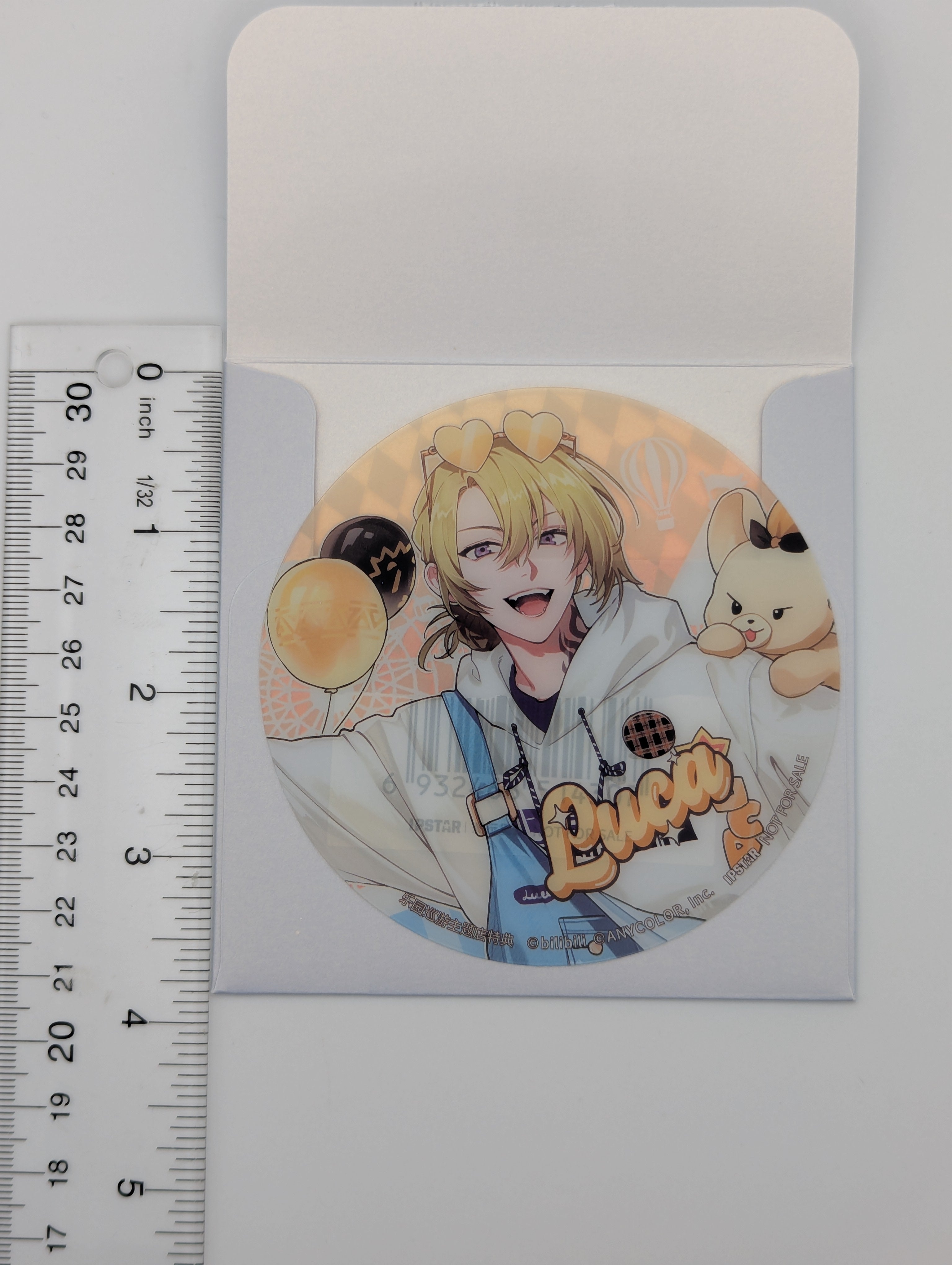 Luca Kaneshiro Nijisanji x IPSTAR Clear Coaster – Neiroh Sells