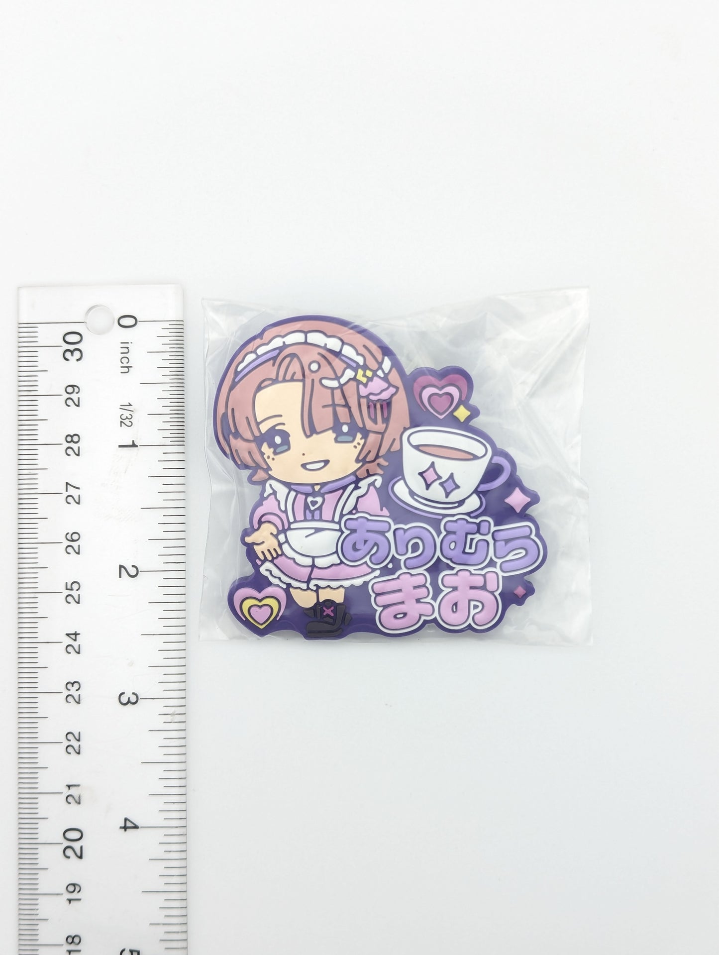 Arimura Mao Idolmaster Name Rubber Badge