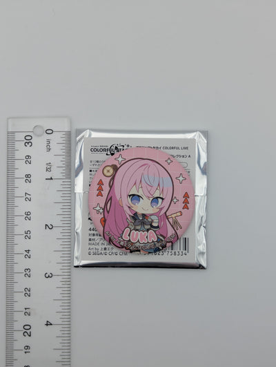 Megurine Luka Project Sekai 5th Live Frontier Chibi Can Badge