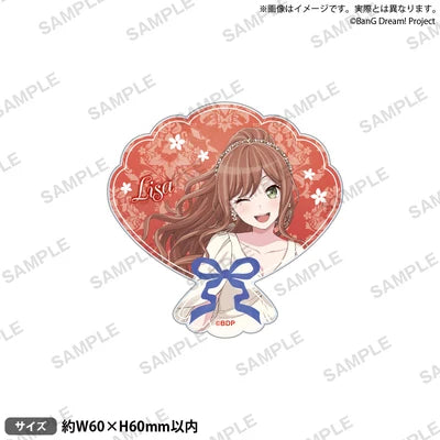 [PREORDER] Roselia BanG Dream Flower Garden Acrylic Badges
