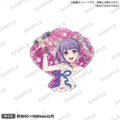 [PREORDER] Roselia BanG Dream Flower Garden Acrylic Badges