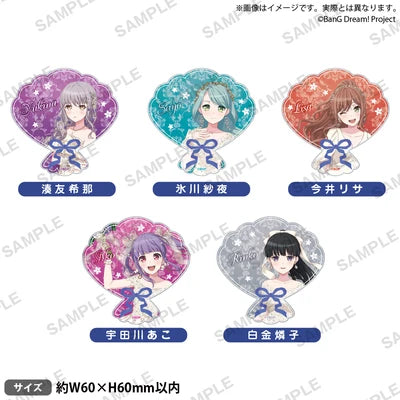 [PREORDER] Roselia BanG Dream Flower Garden Acrylic Badges