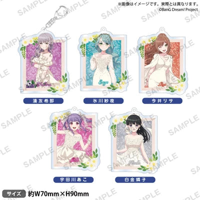 [PREORDER] Roselia BanG Dream Flower Garden Acrylic Keychains