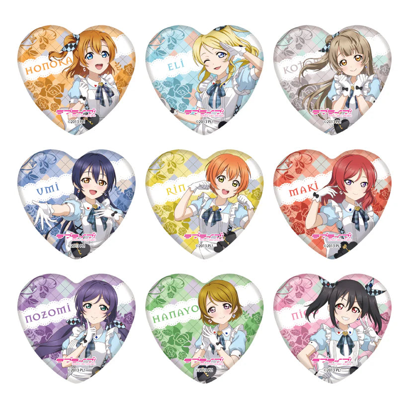 [PREORDER] u's Love Live GiGO Collaboration Cafe Alice in Wonderland Can Badge Random Pack