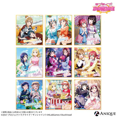 [PREORDER] Aqours Love Live UR Pair Shikishis (Random Pack / Box)