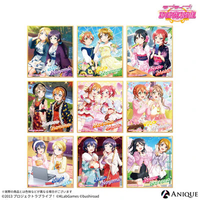 [PREORDER] u's Love Live UR Pair Shikishis (Random Pack / Box)