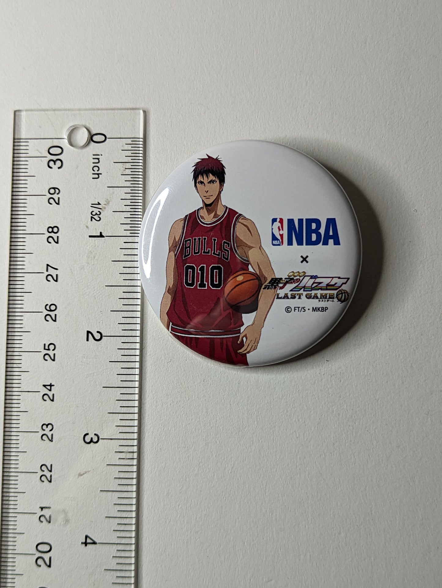 Taiga Kagami Kuroko no Basket Can Badge