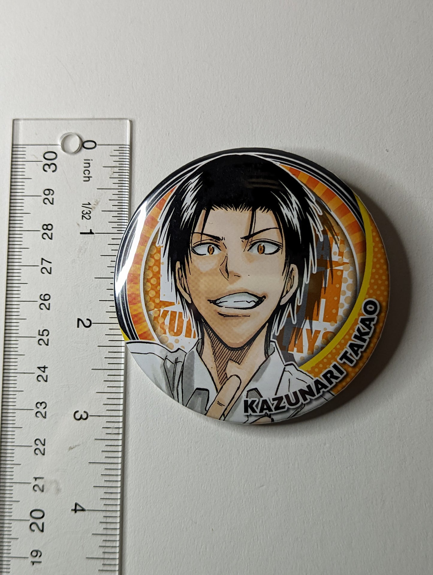 Kazunari Takao Kuroko no Basket Can Badge