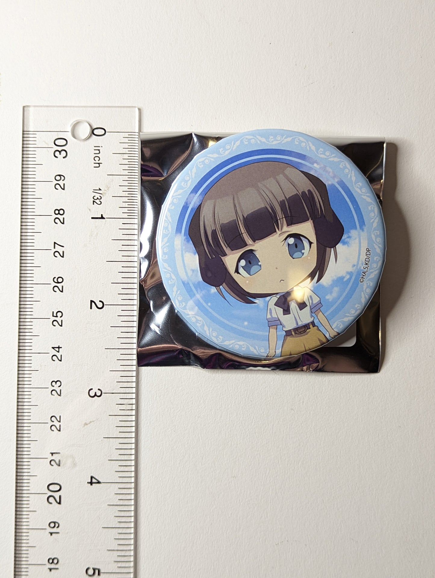 Pochi Death March to the Parallel World Rhapsody Can Badge