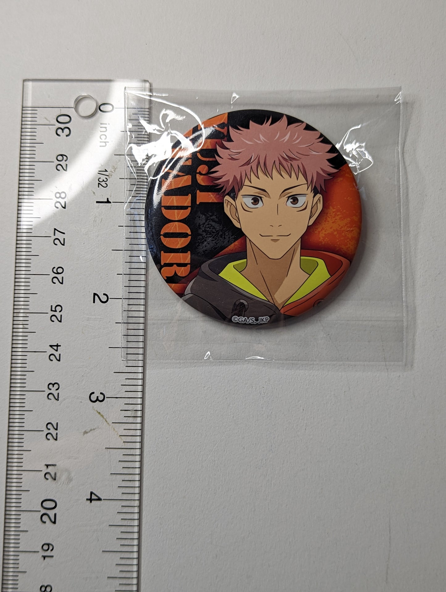 Yuji Itadori Jujutsu Kaisen JJK Can Badge