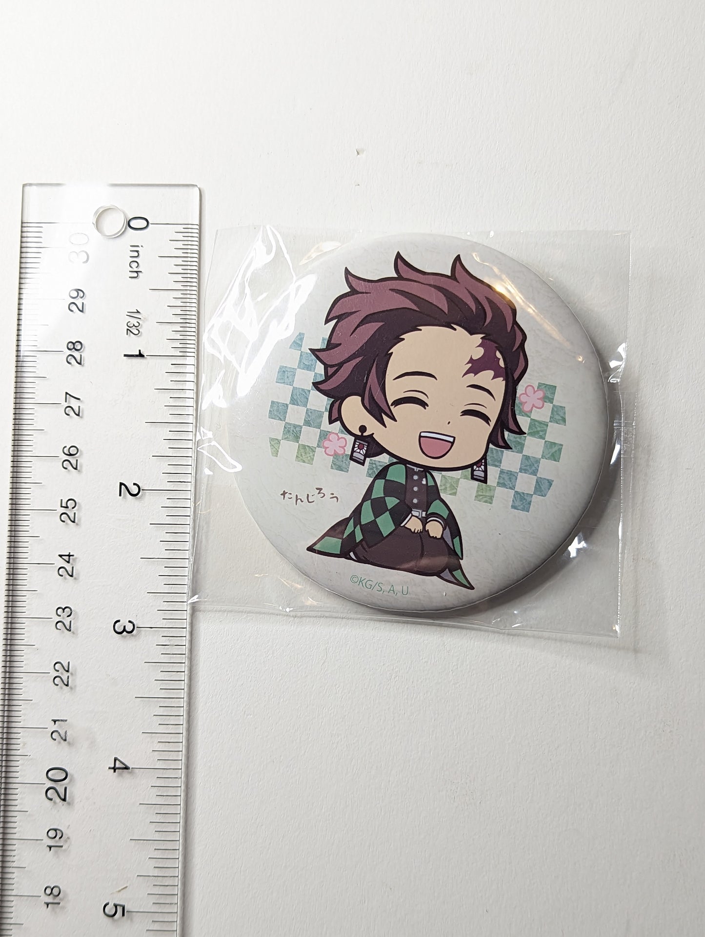 Tanjiro Kamado Demon Slayer Can Badge