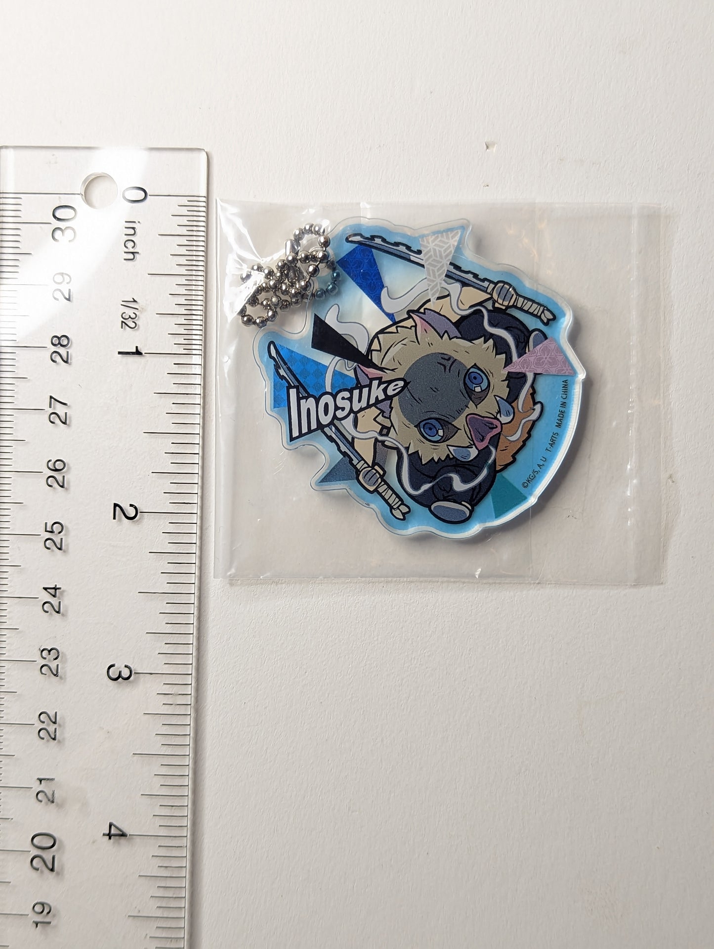 Inosuke Hashibira Demon Slayer Acrylic Keychain