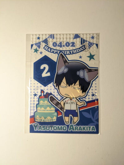Arakita Yasutomo Yowamushi Pedal Paper Good Plastic Postcard