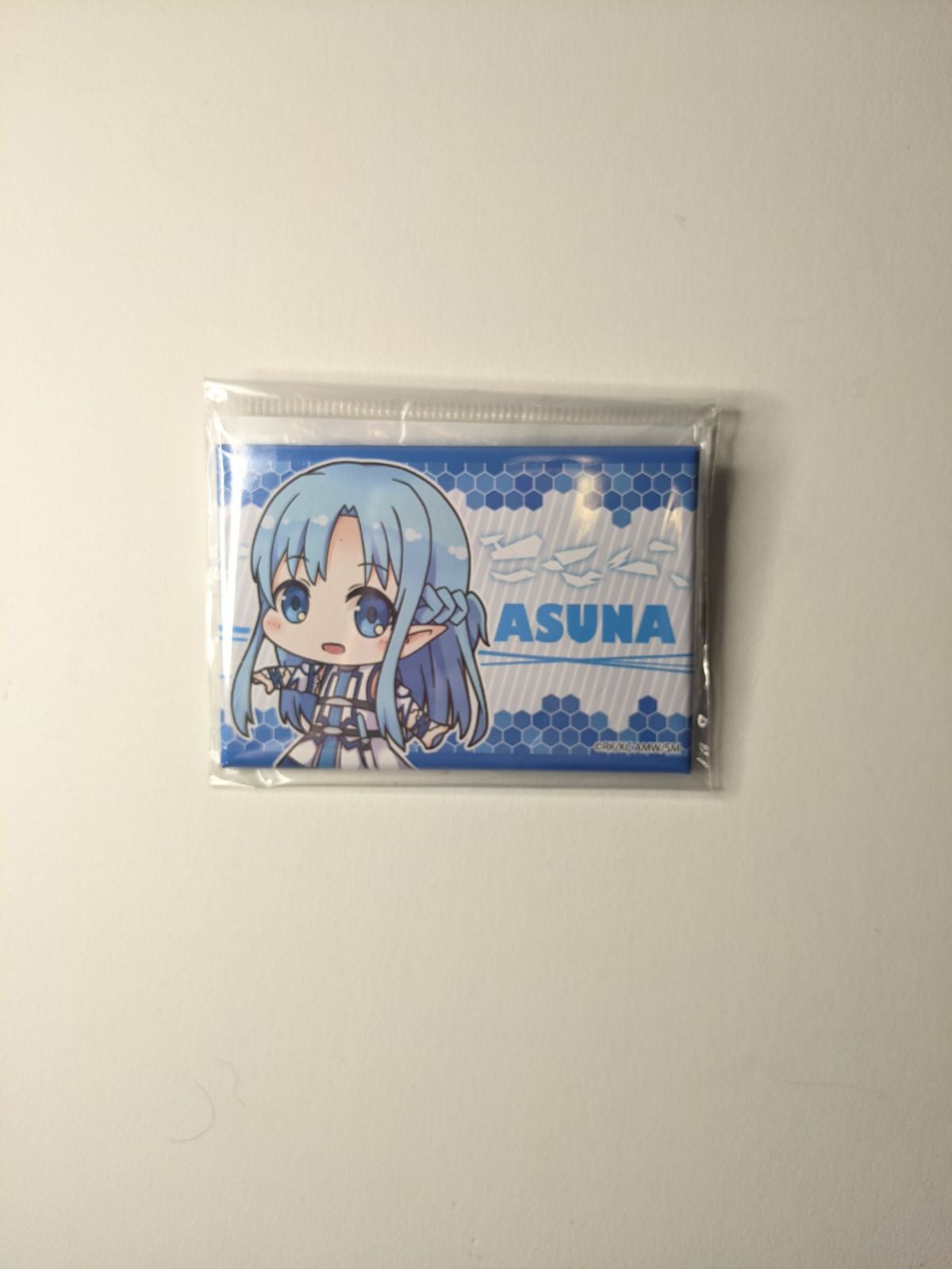 Asuna Yuuki Sword Art Online SAO Rectangle Badge