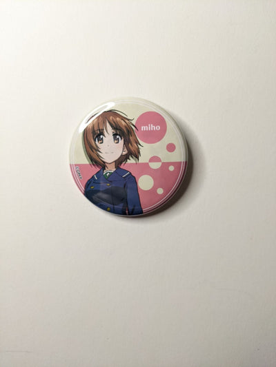 Miho Nishizumi Girls und Panzer Can Badge