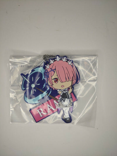 Ram - Re:Zero Another World To be Continued - Ichiban Kuji Rubber Keychain